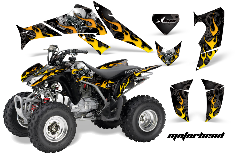 Honda TRX250 05-09 Graphics Motrhead Black JPG